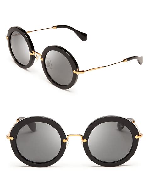 miu miu round eyeglasses|miu miu sunglasses.